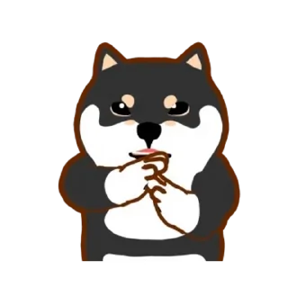 😊 emoji 阿柴們的狗哩狗氣日常第七彈 Telegram sticker 8 of 24