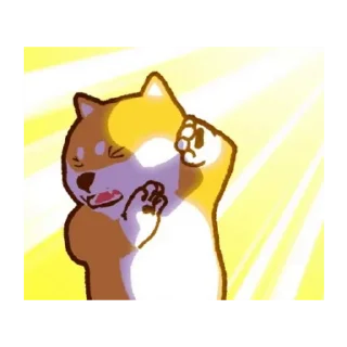 Sticker from 阿柴們的狗哩狗氣日常第七彈