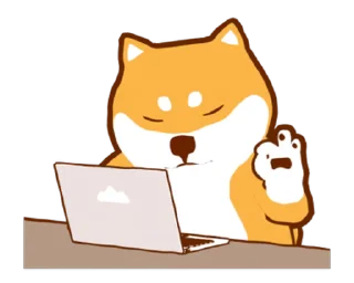 😊 emoji 阿柴們的狗哩狗氣日常第六彈 Telegram sticker 6 of 24