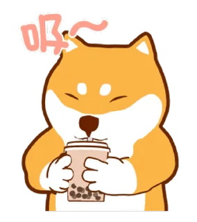 Sticker from 阿柴們的狗哩狗氣日常第五彈