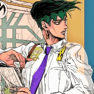 🖋 emoji Kishibe Rohan - @Nagitokomamaru Telegram sticker 19 of 84