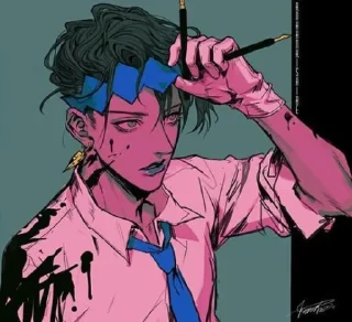 🖋 emoji Kishibe Rohan - @Nagitokomamaru Telegram sticker 5 of 84