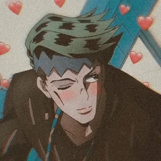 😉 emoji Kishibe Rohan - @Nagitokomamaru Telegram sticker 6 of 84