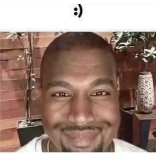 😊 emoji KANYE - @virginzone0 Telegram sticker 14 of 52