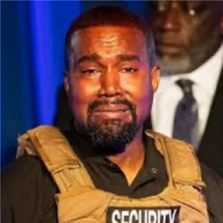 😭 emoji KANYE - @virginzone0 Telegram sticker 7 of 52