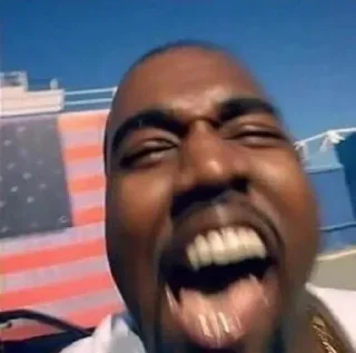 😂 emoji KANYE - @virginzone0 Telegram sticker 24 of 52
