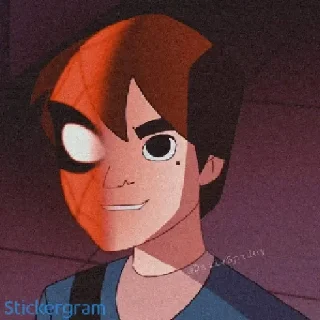 😁 emoji Spider-Man Telegram sticker 7 of 120