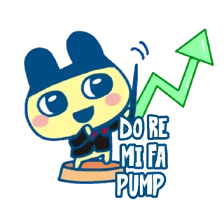 💹 emoji Mametchi $MET @mametchi_arb Telegram sticker 14 of 23