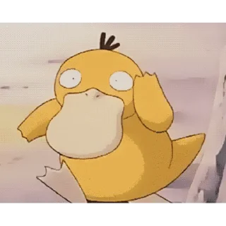 😊 emoji 可达鸭 Psyduck Telegram sticker 20 of 23