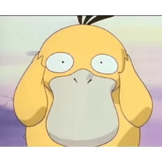 😊 emoji 可达鸭 Psyduck Telegram sticker 23 of 23