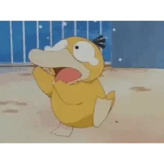 😊 emoji 可达鸭 Psyduck Telegram sticker 8 of 23