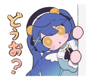 🤔 emoji 阿喵喵捏 Telegram sticker 6 of 31
