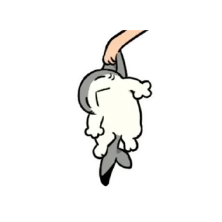 😊 emoji Sharkitty鯊貓 調皮搗蛋動態貼圖 @kal_pc Telegram sticker 12 of 24