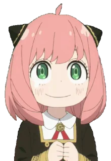 😊 emoji Anya @Gian_TGX Telegram sticker 18 of 49