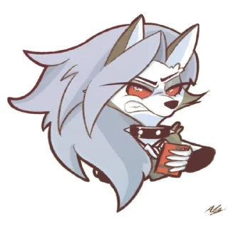 😠 emoji Loona Helluva Boss Telegram sticker 16 of 24