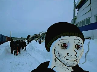 😓 emoji Fucked up Wojak Telegram sticker 14 of 32