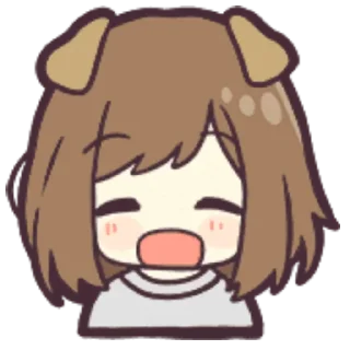 Sticker from Dog girl Chibi Fuhrer