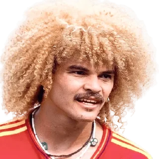 🤨 emoji Carlos Valderrama Telegram sticker 11 of 26