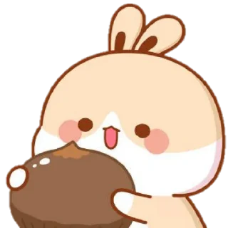 🐰 emoji ᵇᵘⁿⁿʸˢ ᵏᵃʷᵃⁱⁱ✿᭄ @stickersdaManu Telegram sticker 12 of 120