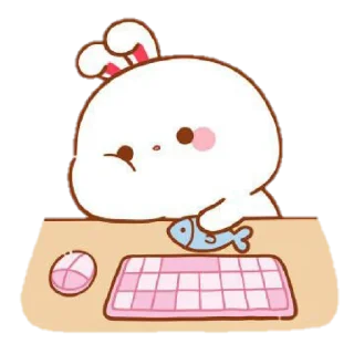 🐰 emoji ᵇᵘⁿⁿʸˢ ᵏᵃʷᵃⁱⁱ✿᭄ @stickersdaManu Telegram sticker 6 of 120