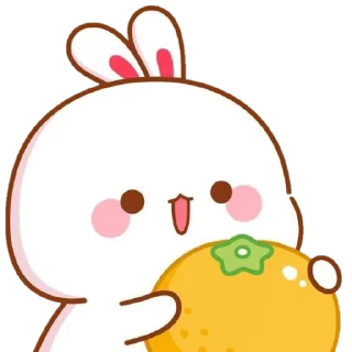 🐰 emoji ᵇᵘⁿⁿʸˢ ᵏᵃʷᵃⁱⁱ✿᭄ @stickersdaManu Telegram sticker 11 of 120