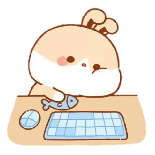 🐰 emoji ᵇᵘⁿⁿʸˢ ᵏᵃʷᵃⁱⁱ✿᭄ @stickersdaManu Telegram sticker 5 of 120