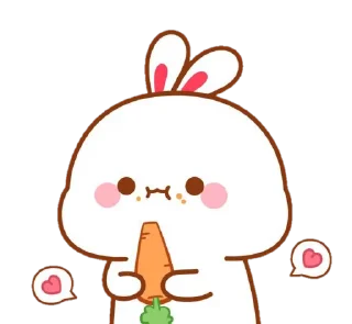 🐰 emoji ᵇᵘⁿⁿʸˢ ᵏᵃʷᵃⁱⁱ✿᭄ @stickersdaManu Telegram sticker 22 of 120