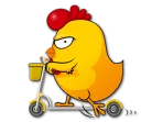Sticker from Hot Chicken / By OsmerOmar