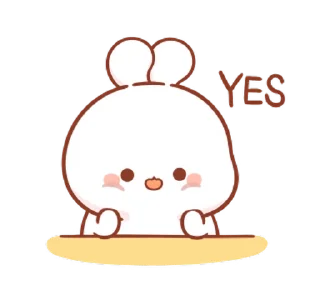 ⭐ emoji 🍭@Mycute_stickers cotton bunny Telegram sticker 18 of 47