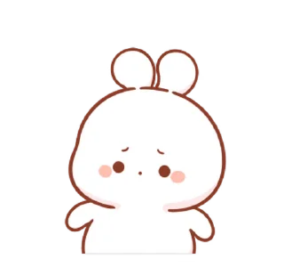 ⭐ emoji 🍭@Mycute_stickers cotton bunny Telegram sticker 11 of 47