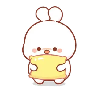 ⭐ emoji 🍭@Mycute_stickers cotton bunny Telegram sticker 17 of 47