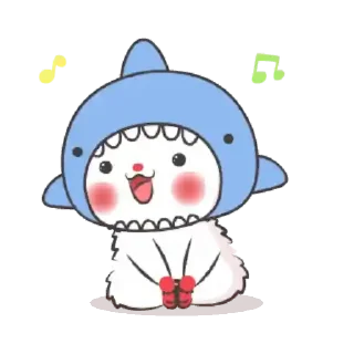 🦈 emoji 🍭@Mycute_stickers happy mouse Telegram sticker 2 of 21