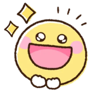 ⭐ emoji 🍭Happy smile @Mycute_stickers Telegram sticker 21 of 40