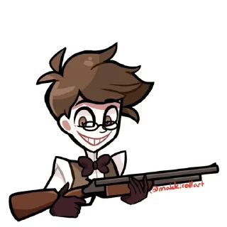 🔫 emoji Alastor’s gun Telegram sticker 5 of 23