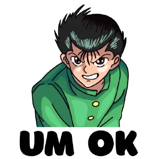 😅 emoji Urameshi Inu Telegram sticker 16 of 18