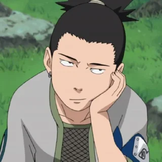 Sticker from Shikamaru.