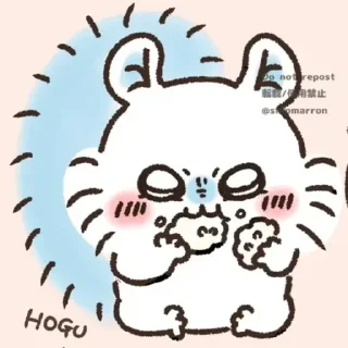 🤑 emoji モモンガ Telegram sticker 17 of 20