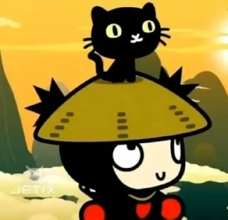Sticker from pucca