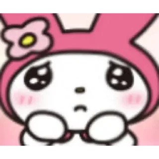 😊 emoji Melody唔該你吖 Telegram sticker 21 of 21