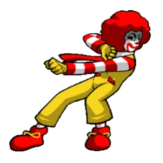 Sticker from Ronald mcdonald