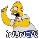 ❎ emoji Los Simpsons en TELEGR🅰️M
@luganovelez Telegram sticker 22 of 119