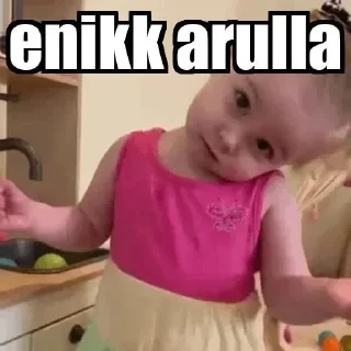 🤷‍♀ emoji Baby's malayalam @sticker_pack_channel — @stckrRobot Telegram sticker 15 of 90