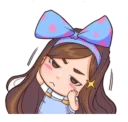 Sticker from صانی جی ال🐰💜