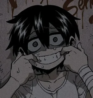Sticker from Suicide boy//a boy with scar @shutupiamnotdepressed