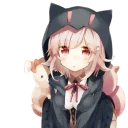 😶 emoji anime world by @shichimia_sattone Telegram sticker 7 of 39