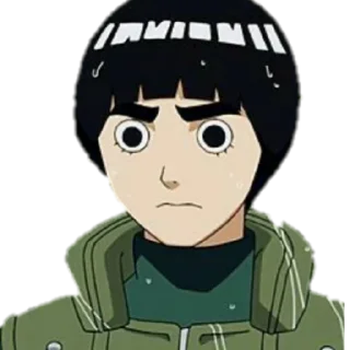 Sticker from Rock lee