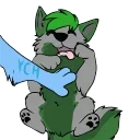 Sticker from @Fauxil_Fox go zoom