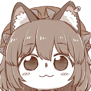😽 emoji low effort :3 Telegram sticker 5 of 40