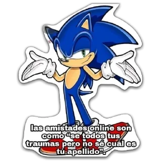 💙 emoji Sonic el Erizó Telegram sticker 1 of 15