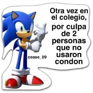 💙 emoji Sonic el Erizó Telegram sticker 3 of 15